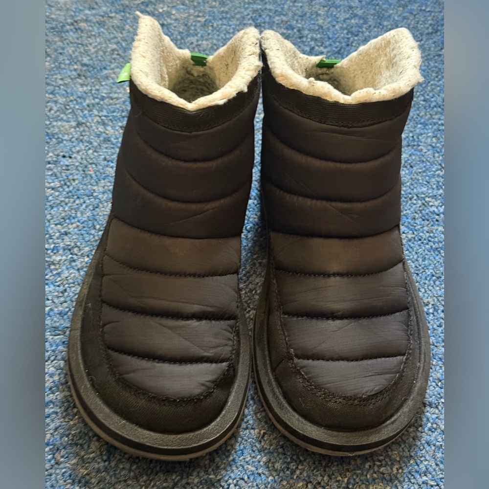 Sanuk Black Winter & Rain Boots